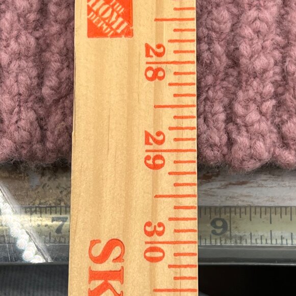 Land Of Distraction Sweater Size Medium VNeck Pullover Wool Blend Cozy Knit - Picture 8 of 10